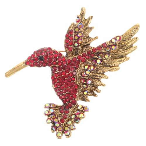 Toddmomy Rhinestone Brosche Pin Eleganter Tier Schmuck Anstecknadel für Damen Vielseitiges Accessoire für Kleid Bluse und Mantel von Toddmomy