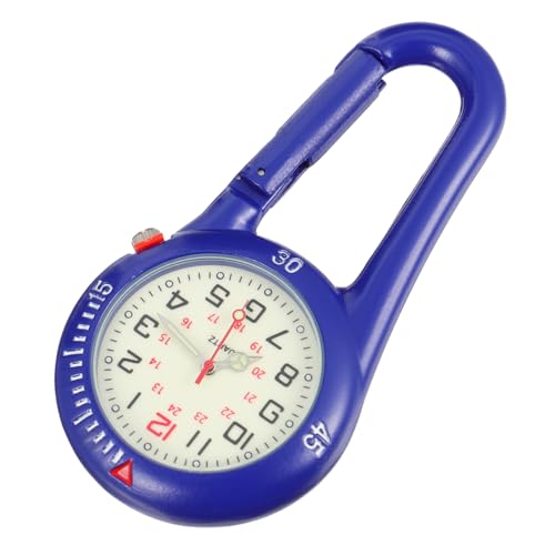 Toddmomy Rucksack-taschenuhr Mit Clip-Funktion Quarzuhr Zum Anklipsen Gürtel-taschenuhr Mit Leuchtfunktion Clip-Uhr Für Outdoor-aktivitäten Anklip-Uhr Für Männer Und Frauen von Toddmomy