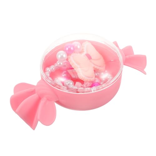 Toddmomy Schmuckset Teilig mit Halskette Armband Ohrringen Ring und Box Rosa Schmetterling Niedliches Mädchen Schmuckset für Jahre für Partys Geburtstage und Alltag von Toddmomy