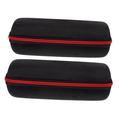 Toddmomy Stoßfeste Tragbare Mikrofonschutzhülle mit Reißverschluss Wireless-mikrofon-Organizer Karaoke und Outdoor Praktischer Aufbewahrungskoffer für Kabellose Mikrofone und Zubehör von Toddmomy
