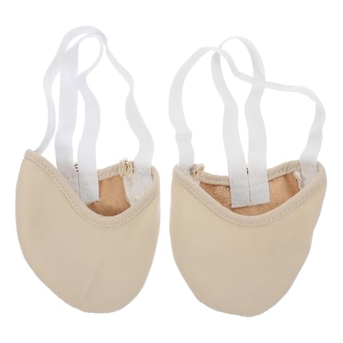 Toddmomy Stretch-Tanzschuhe Ballettschuhe Mit Halber Sohle Lyrische Halbsohlen Segeltuch-Tanzschuhe Mit Halben Sohlen Tanzschuhe Mit Halber Sohle Lyrische Schuhe Elastisch Sportschuhe Damen von Toddmomy