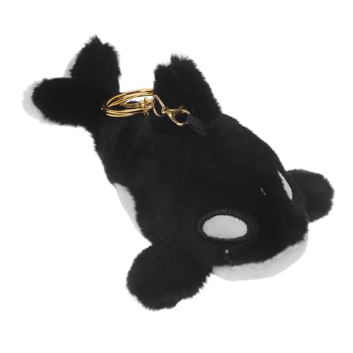 Toddmomy Plüschwal Schlüsselanhänger Keychain Für Schlüssel Taschen Autos Dekoration Anhänger Mit Karabinerverschluss Plüschwal Anhänger Für Schlüssel Taschen Autos von Toddmomy