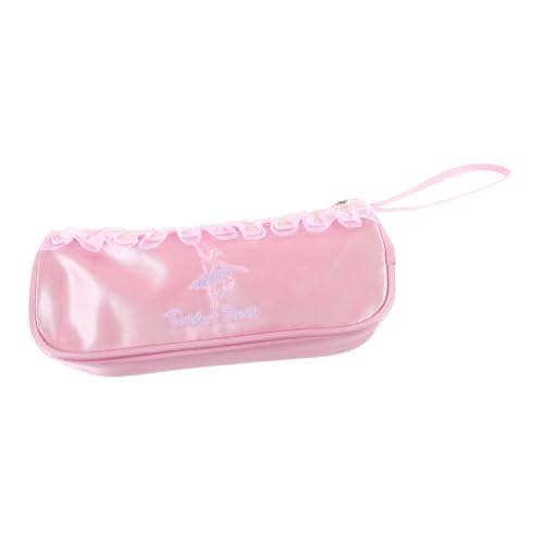 Toddmomy Tanzschuh Tasche mit Reißverschluss Kompakte Atmungsaktive Ballettschuh Aufbewahrungstasche aus Polyester Vielseitig für Damen Tanzschuhe als Tragbare Reise Schuhbeutel von Toddmomy