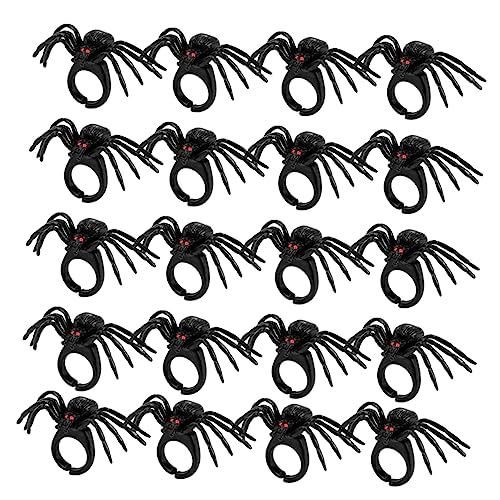 Toddmomy Teiliges Halloween Spinnenring Set aus Kunststoff Kreative Finger Ringe Schwarze Spinnen Ringe Partydekoration für Horror Mottoparty Sicher und Lustig für Erwachsene Toddmomy Teiliges Halloween Spinnenring Set aus Kunststoff Kreative Finger Ringe Schwarze Spinnen Ringe Partydekoration für Horror Mottoparty Sicher und Lustig für Erwachsene von Toddmomy