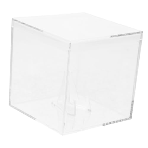 Toddmomy Transparente Acryl Aufbewahrungsbox für Gitarren Plektren Stoßfestes Design für Akustikgitarren Spieler Kompakter Organizer für Sicheres Verstauen und Einfache Mitnahme von Toddmomy