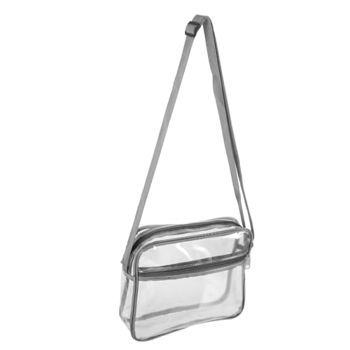 Toddmomy transparente Umhängetasche kleine durchsichtige Handtasche transparente PVC-Tasche durchsichtige Kosmetiktasche Make-up-Taschen Schminktasche für die Handtasche Make-up-Reisetasche von Toddmomy