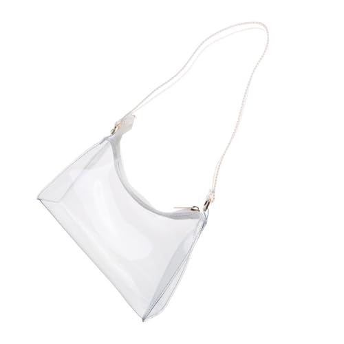Toddmomy Transparente Umhängetasche für Damen PVC Schultertasche mit Reißverschluss für Konzerte Festivals und Reisen Kleine Praktische Tasche für Handy und Geldbörse Toddmomy Transparente Umhängetasche für Damen PVC Schultertasche mit Reißverschluss für Konzerte Festivals und Reisen Kleine Praktische Tasche für Handy und Geldbörse von Toddmomy