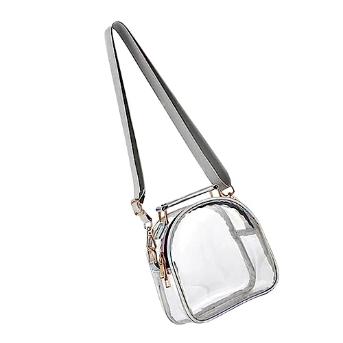 Toddmomy Transparente Umhängetasche für Frauen Multifunktionale Tote Bag Umweltfreundlichem Tpu für Einkäufe Reisen und Partys Modisches Design Geeignet für Tägliche Nutzung von Toddmomy