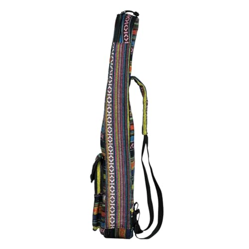 Toddmomy Ukulele Schultertasche Tragbare Aufbewahrungstasche für Ukulele Leicht Gepolstert mit Zusätzlichem Fach für Zubehör Stilvolles Design in Bunten Mustern von Toddmomy