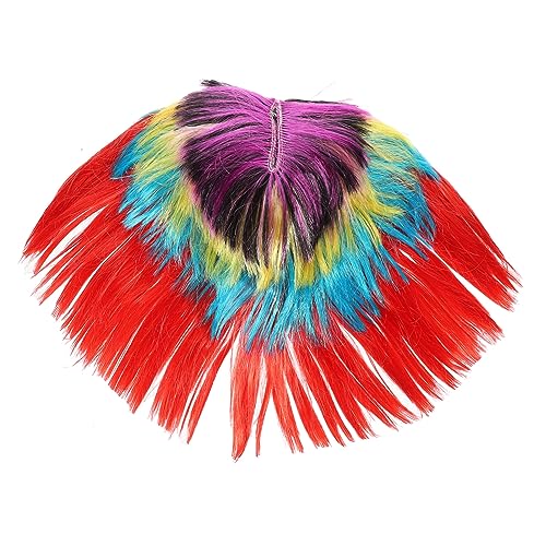 Toddmomy Unisex Punk Cosplay Perücke Chicken Stil aus Seidigem Material Verstellbar für Party Karneval Halloween Fasching Lustige Kostümveranstaltungen von Toddmomy