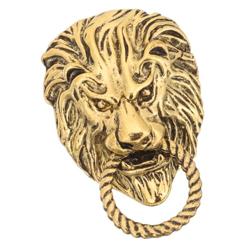 Toddmomy Vintage Löwenbrosche Anstecknadel aus Antikem Dekorativer Herren Anzug Pin Edles Tier Abzeichen für Jacken Mäntel Hüte und Rucksäcke Einzigartiges für Männer von Toddmomy