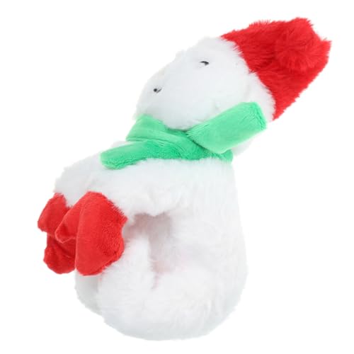 Toddmomy Weicher Weihnachtsmann Plüsch Snap Armband Niedlicher Schneemann Rentier Handgelenkschmuck für Weihnachtsfeier Dekoratives Party Slap Band Leicht Langlebig Festliche Geschenkidee von Toddmomy