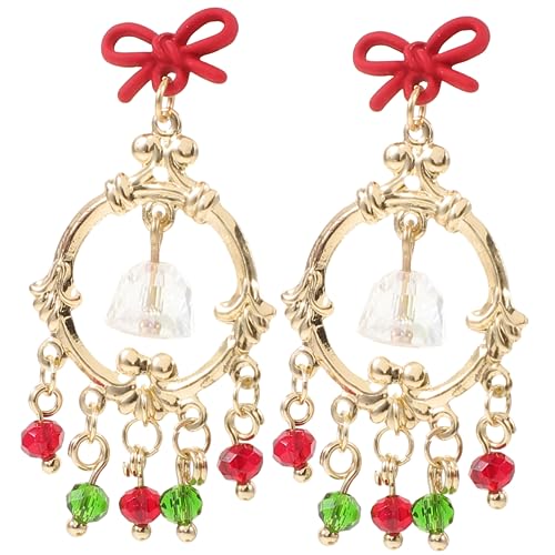 Toddmomy Weihnachtliche Damen Ohrringe mit Kristall Glocken Leichte Baumel Ohrringe Dekorative Schmuckstücke für Alltag Party und Festliche Anlässe Silber Ohrstecker Toddmomy Weihnachtliche Damen Ohrringe mit Kristall Glocken Leichte Baumel Ohrringe Dekorative Schmuckstücke für Alltag Party und Festliche Anlässe Silber Ohrstecker von Toddmomy