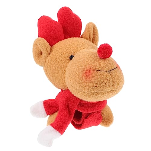 Toddmomy Weihnachtlicher Elch Slap Armband Lustiges Party Weicher Plüsch Sicher Kompakt für Xmas Party Dekoration und Festliche Geschenkidee von Toddmomy