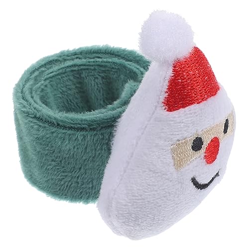 Toddmomy Weihnachtliches Slap Armband Lustige Partyarmbänder für Xmas Feierlichkeiten Leicht und Tragbar für Weihnachtsgeschenke und Neujahrsfeste von Toddmomy