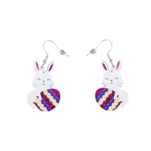 Osterhase Tropfenförmige durchbrochene Tier-Ohrringe für Frauen, Acryl, kein Edelstein Osterhase Tropfenförmige durchbrochene Tier-Ohrringe für Frauen, Acryl, kein Edelstein von Todenb