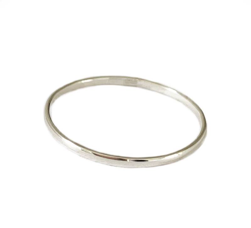 Daumenring Aus 925Er Silber 1 Mm Minimalist Band von ToeRingsandThings