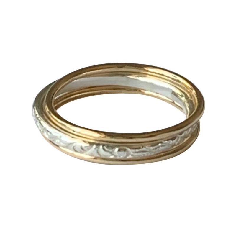 Swirly Breeze Sterling Silber Zehenringe 14K Gold Stapelbare Midi Ringe von ToeRingsandThings