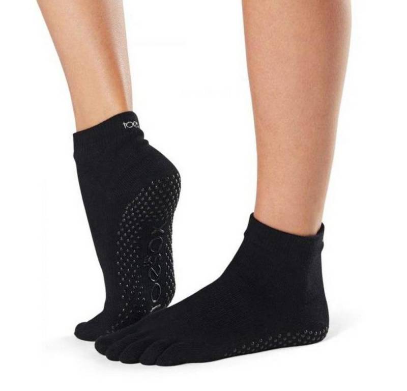 ToeSox Sportsocken Full-Toe Ankle Black Gr. L von ToeSox