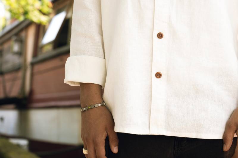 Nachhaltiges Weißes Hanf-Hemd | 100% Hanf von ToejCopenhagen