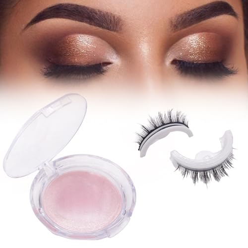 Wiederverwendbare Selbstklebende Wimpern,Magnetische Wimpern Natürlicher Look,Künstliche Wimpern Extensions Magnetisch,die Weder Kleber Noch Eyeliner Benötigen (L09 Natürlich) von Toerjii
