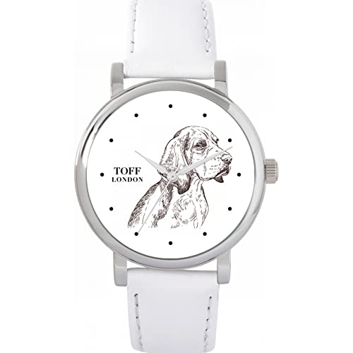 Toff London Beagle-Hundeskizzen-Uhr von Toff London