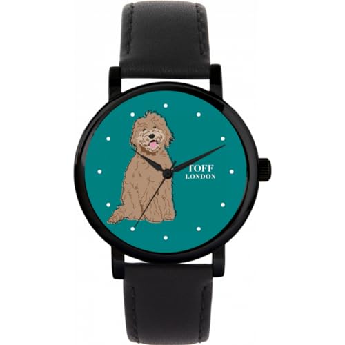 Toff London Beige Labradoodle-Hundeuhr von Toff London