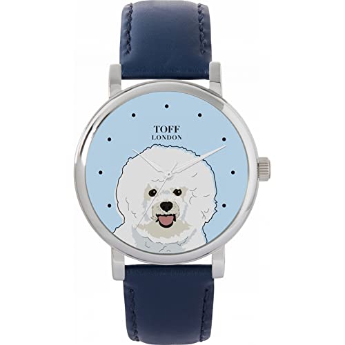 Toff London Bichon Frise Head Hundeuhr von Toff London