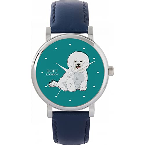 Toff London Bichon Frise Hundeuhr von Toff London