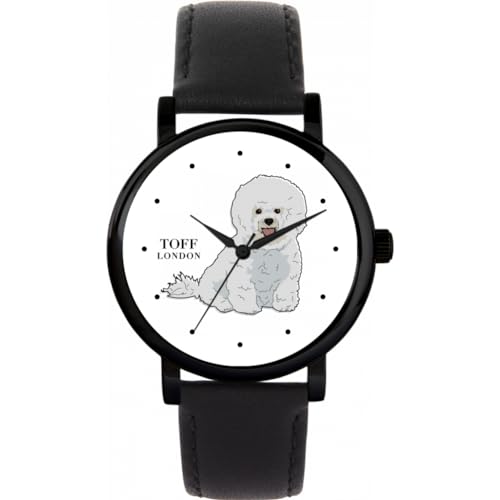 Toff London Bichon Frise Hundeuhr von Toff London