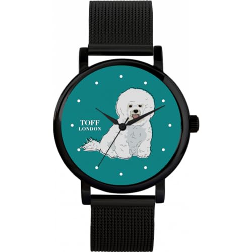Toff London Bichon Frise Hundeuhr von Toff London