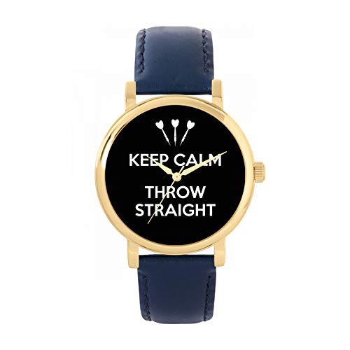 Toff London Black Keep Calm Throw Straight Watch von Toff London