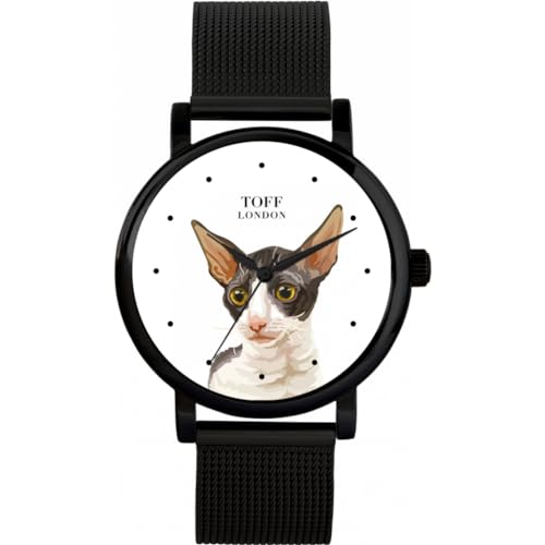Toff London Blaue Cornish Rex Katzenkopfuhr von Toff London