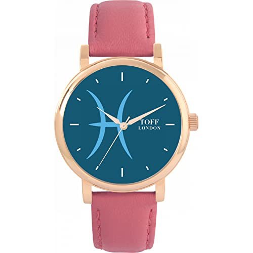 Toff London Blaue Fische Uhr von Toff London