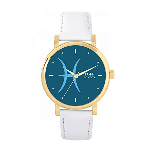 Toff London Blaue Fische Uhr von Toff London