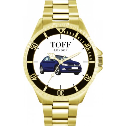 Toff London Blaue Kleinwagenuhr TLWL-2676 von Toff London