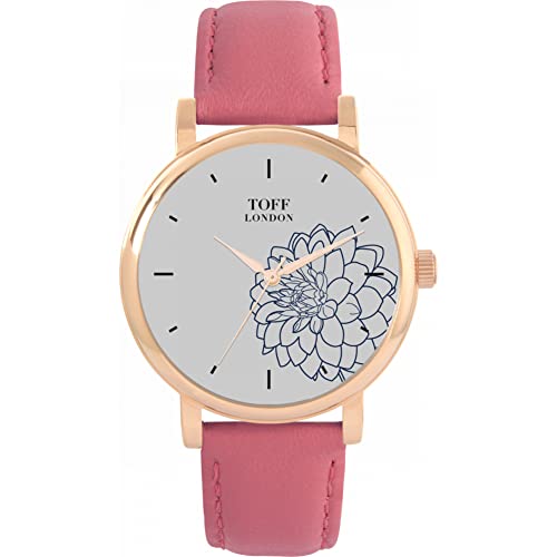 Toff London Blue Dahlia Uhr von Toff London