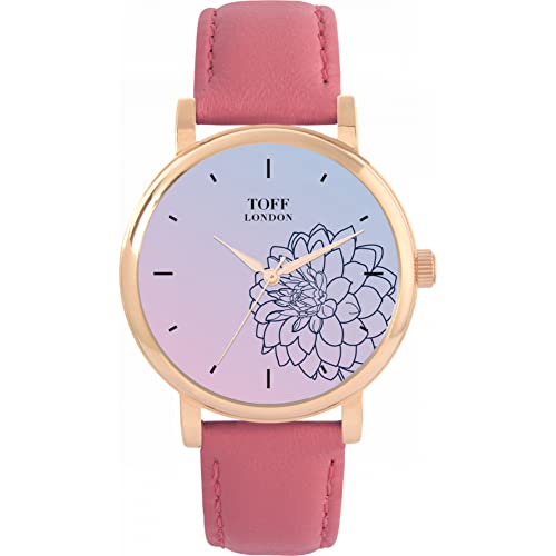 Toff London Blue Dahlia Uhr von Toff London