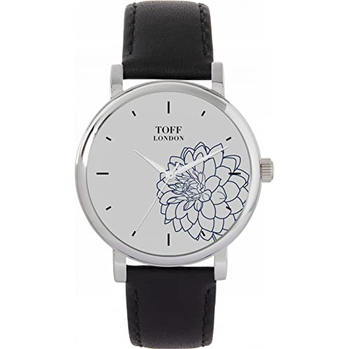 Toff London Blue Dahlia Uhr von Toff London