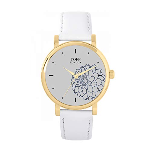 Toff London Blue Dahlia Uhr von Toff London