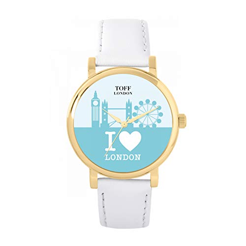 Toff London Blue London City Skyline Uhr von Toff London