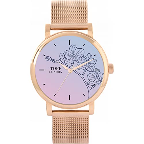 Toff London Blue Orchid Uhr von Toff London