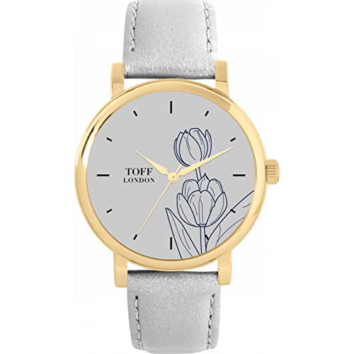 Toff London Blue Tulip Uhr von Toff London