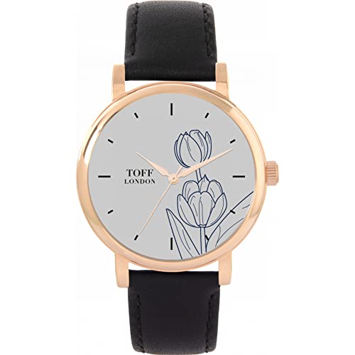 Toff London Blue Tulip Uhr von Toff London