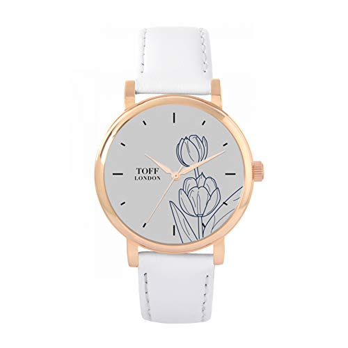 Toff London Blue Tulip Uhr von Toff London