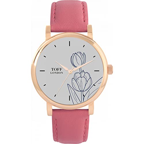 Toff London Blue Tulip Uhr von Toff London