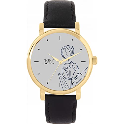 Toff London Blue Tulip Uhr von Toff London