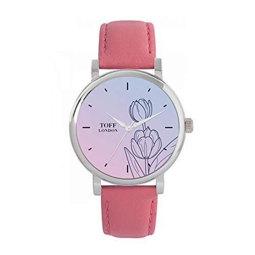 Toff London Blue Tulip Uhr von Toff London