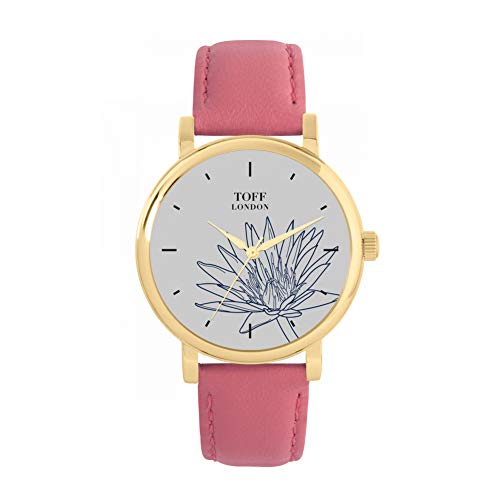 Toff London Blue Water Lilies Uhr von Toff London