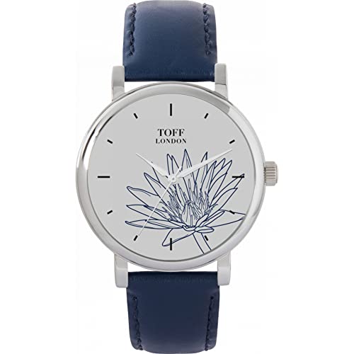 Toff London Blue Water Lilies Uhr von Toff London